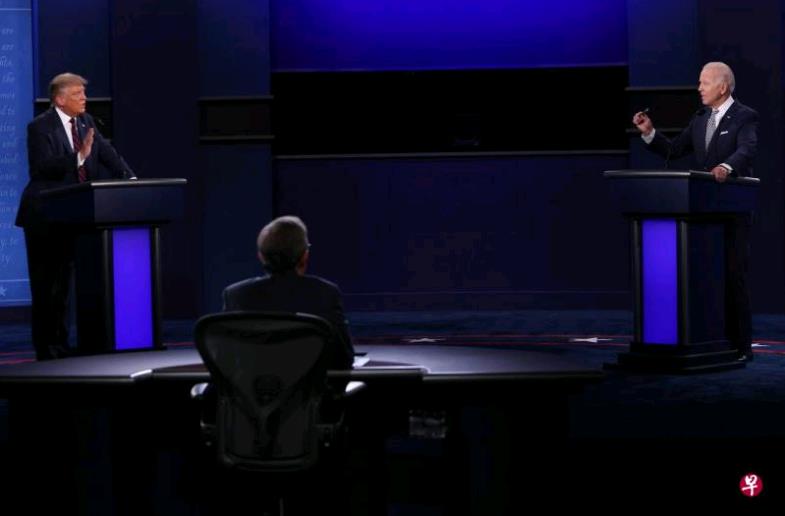川普VS拜登 美总统大选首场辩论混乱中进行